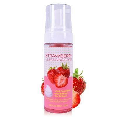 China Acne Treatment Private Label OEM Anti Acne Hydrate Pore Face Wash Organic Whitening Deep Clean Facial Foam for sale