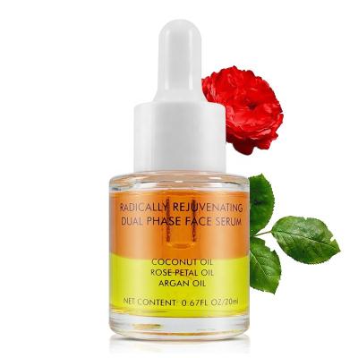 China Factory OEM Natural CHUYU Rose Face Oil Moisturizer With Petals Moisturizing Skin Whitening Facial Oils Custom Private Label Skin Serum for sale