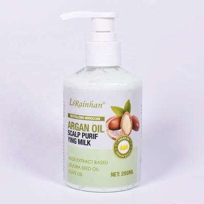 China Revitalizing Moroccan Argan Oil Scalp Purifying Milk Dredge Hair Follicle Blocker for sale