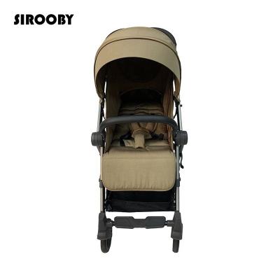 China Easy Folding Portable Baby Stroller OEM Customized Acceptable Baby Stroller Baby Carriage With Rain Cover Foldable Baby Stroller for sale