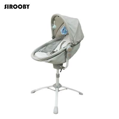 China High Quality Durable+adjustable 300D Oxford Multifunctional Adjustable Modern Electric Baby Swing Cribs for sale