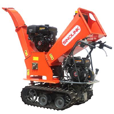 China Building material stores sinolink 2021 small commercial gasoline engine wood chipper machine with CE certificate for sale