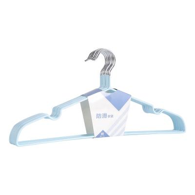 China Cheap Laundry Hanger Metal Wire Coat PVC Hangers Eco - Friendly Material Hanger For Wet Clothes for sale