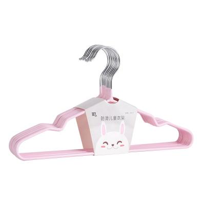 China Wholesale Eco-friendly Material Baby Kids Children Colorful Clothes Hanger For Suits Coat Pant for sale