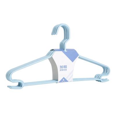 China Hot sale color laundry hangers eco-friendly material custom cheap recycling yarn hanger for wholesale and supermarket for sale