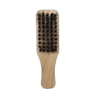 China Portable Shaving Brush Salon Men's Solid Wood Shaving Brush Pig Brush Sideburn Oil Double Sided Shaving Brush for sale