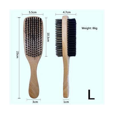 China 2022 Hot Sale Salon Shaving Brush Double Sided Wooden Beard Comb Portable And Stylish Small Comb for sale