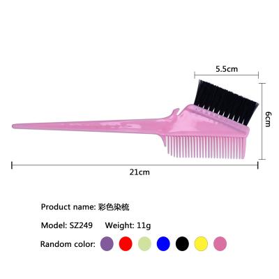 China Salon Barber Shop Hairdresser Hair Comb Household Hair Oil Brush Household Hair Bleaching Tool Hair Dyeing Baking Soft Brush for sale