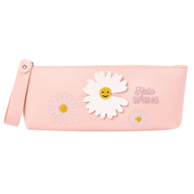 China Schools & Wholesale Custom Cheap Pencil Bag Office School Warehouse Stationery Filter Frame Gift Novelty Customized PU Pencil Box for sale