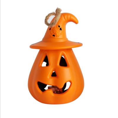 China Festival Decoration Halloween Pumpkin Lamp Plastic Pumpkin With LED Light For Best Party Popular Shaped LED Lighting for sale