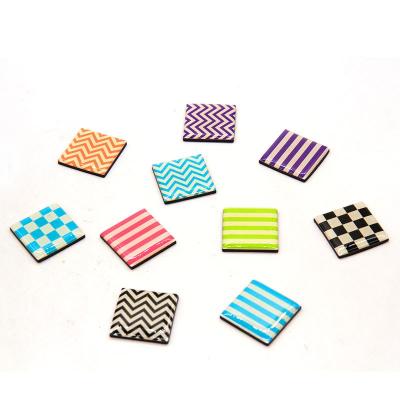 China Shape Customized Colorful Fridge Magnet Rubber Magnet Square Clip for sale