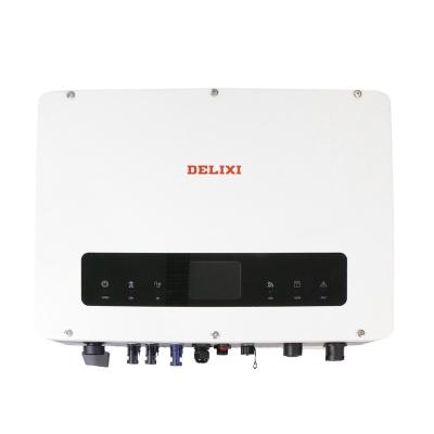 China Solar Energy Storage System DELIXI 3 Phase ESS Solar Inverter Hybrid 4KW 5KW 6KW 380V Grid Inverter for Hybrid Solar System for sale