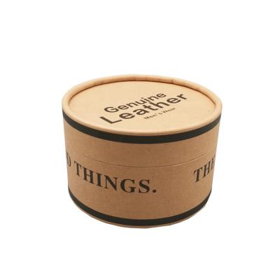 China Recyclable Wholesale High-grade Kraft Paper Cylinder Box Printing Belt Round Can Paper Box Belt Box for sale