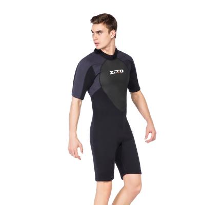 China Anti-UV Customized Design Small Back Zipper Wetsuit , 3mm Wetsuit Men for sale