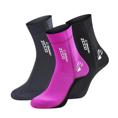 China Antibacterial 3mm 5mm For Female In Beach Kayaking Chips Pool Neoprene Silicone Socks Water Proof Rubber Waterproof Diving Socks for sale