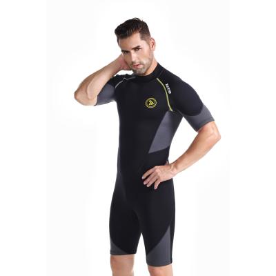 China High Quality Anti-UV Full Body 1.5mm Back Zipper Wetsuit Diving Men Ultra Stretch Neoprene Wetsuit Swimsuit for sale