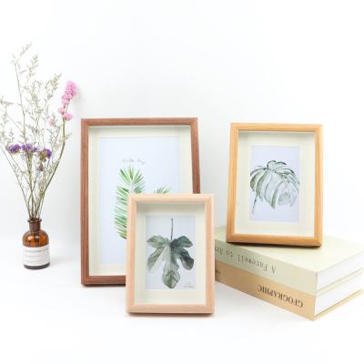 China New Arrivals Home Decorative Solid Wood MDF Picture Decor Wood Picture Frame For Home Decor for sale