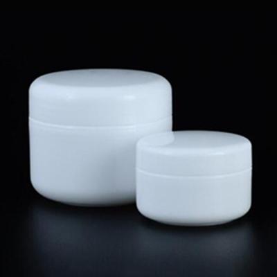 China Skin Care Cream Fashion Style Low Profile Cosmetic Plastic Jar For Loose Powder for sale