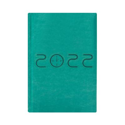 China 2022 Custom Diary Leather Diary Planner Agenda Book Diary Notebook PU Leather Hardcover for sale