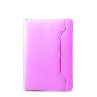 China Printed Leather Business Office Cover Zipper Notebook Agenda Organizer With Calculator for sale