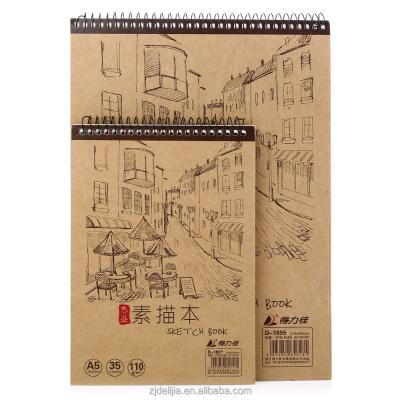 China Spiral sketch book, A4/A5 sketch book, sketch book for students for sale