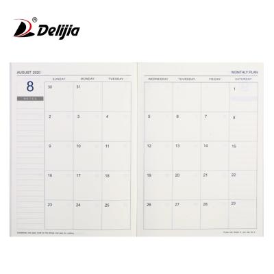 China 2022 New Years Wholesale Modern Monthly 365 Day Calendar Planner With PU Leather Cover for sale