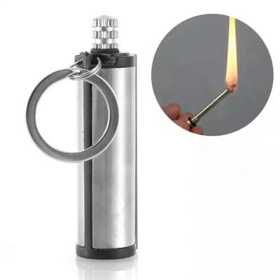 China Country Key Chain Portable Outdoor Camping Hiking Lighter Cooking Survival Kerosene Survival Lighter for sale