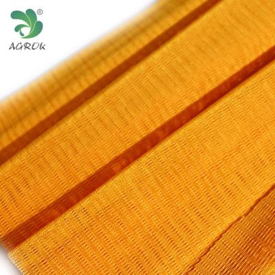 China Brush Net AGROK Nylon / Rachel Fishing Net Orange Knotless Bathing Net Polyester Fishing Net for sale