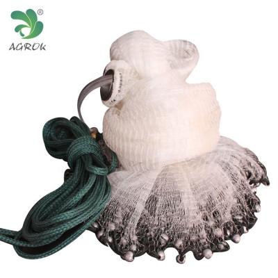 China Brush Net Bathing Net AGROK Factory Price Fishing Cast Net Cord Fishing Net for sale