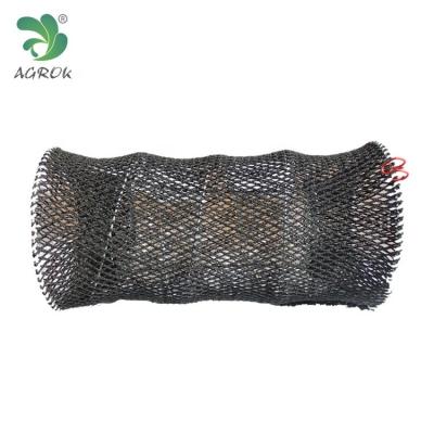 China AGROK Multifilament Spring Cage Knotless Raschel Fish Trap For Sale Crayfish Trap 30x60 33x60 40x80 for sale