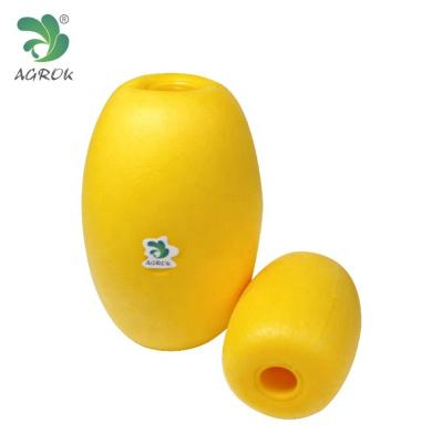 China High Quality EVA AGROK FYE-10 EVA Float Fishing Net Float YQE-10 ZDE-10 Buoyancy Float Yellow for sale