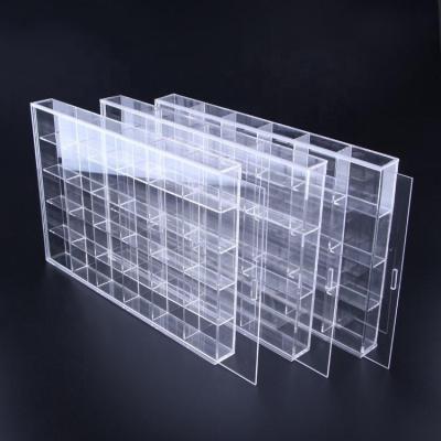 China Dustproof Lucite Crystal Plexiglass Acrylic Display Storage Case Box Perspex Plastic Display Case For Garage Kit Doll Model Cars Figure Collectibles Jeweley Organizer for sale