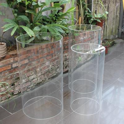 China Wedding Acrylic Round Pedestal Pedestal Pedestal Display Clear Acrylic Pedestal Wedding for sale