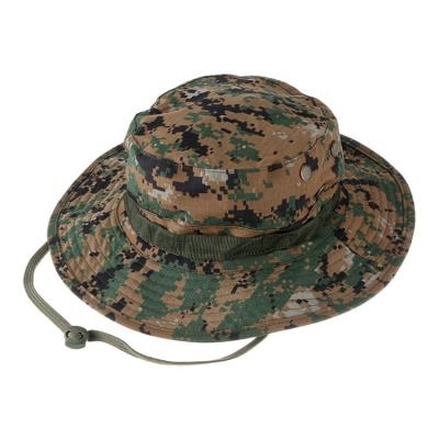 China COMMON Outdoor Casual Round Brim Skirmish Sunshade Tactical Camouflage Hat for sale