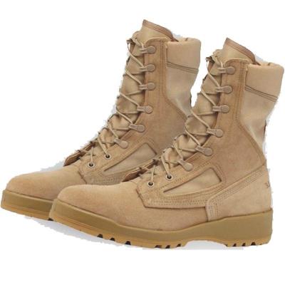 China Wholesale Men's Direct Selling Leather Combat Boots Waterproof Upper Leather Tactical Boots for sale