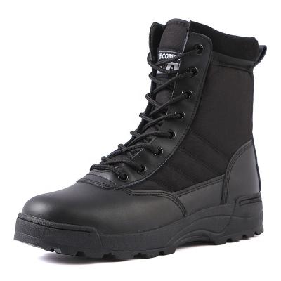 China Wholesale Tactical Leather Conflict Boots TJ Botas Shoes TJ Botas Combat Boots for sale