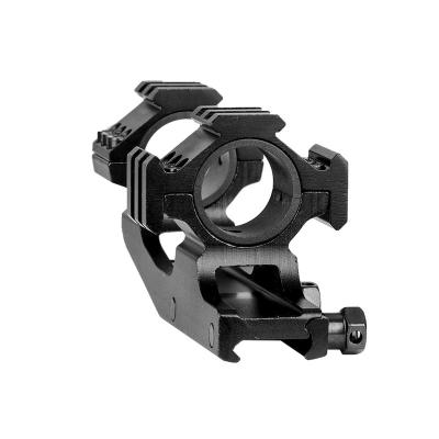 China Outer Rear Inline Sight Aluminum Tube Connected By Alloy TJ Backing Support Hold Down Aluminum Alloy Sight Clip 25.4/30mm Sight Tube Clamp for sale