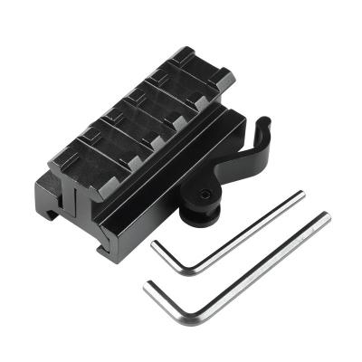 China Aluminum Alloy Adjustable Five-slot Sight Increase Tilt Aluminum Alloy Sight Bracket Connected Sight Bracket 20mm for sale