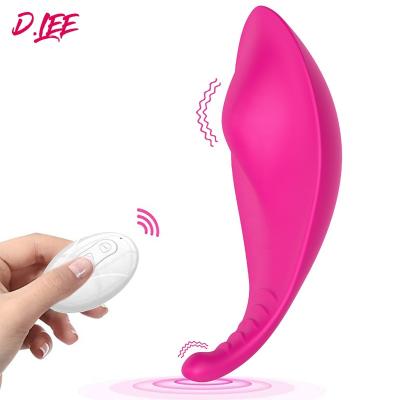 China Remote Control Jumping Egg Vibrator Stimulation 10 Modes Portable Butterfly Invisible Butterfly Vibrator Egg Vibrators Anal Radio Vibration Panties for sale