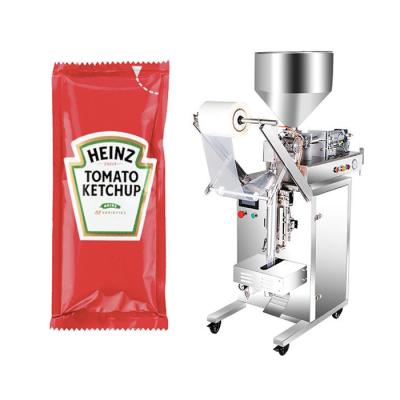 China Automatic Tomato Sauce Small Sachet Bag Food Ketchup Filling And Sealing Machine for sale