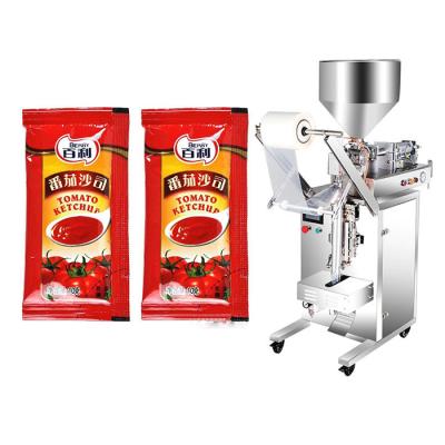 China Automatic Tomato Sauce Small Pouch Ketchup Food Vertical Tomato Sauce Packing Machine for sale