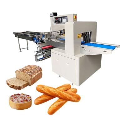 China Automatic Pouch Pouch Automatic Flow Pillow Fruit Vegetable Noodle Bar Chocolate Cookie Bread Cake Food Horizontal Food Packing Machine for sale