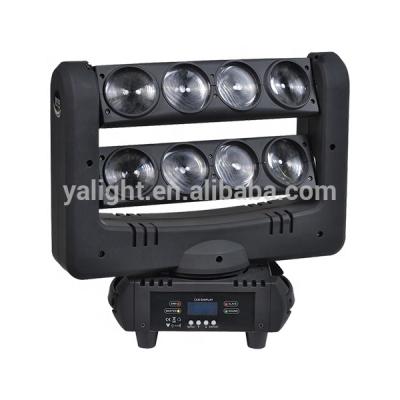 China Moving Club DJ Event Bars Stage Stores Moving Head Beam Lights 8*10-Watt LED RGBW 4in1 Effect Spider Light For Bars Club Stage Event for sale