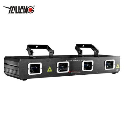 China Stage DJ Equipment Four Beam Laser Light 30W RGB Laser For Studio / Stage for sale