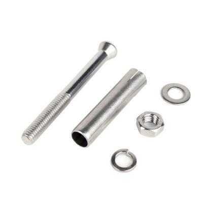 China High Quality Steel M10 M12 M14 Fastener Sleeve Anchor Through Expansion Bolt for sale