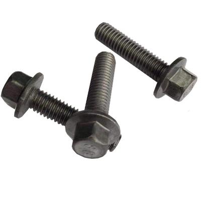 China Pan China Screw Custom 12 Point Flange Bolt Hex Flange Bolt Carbon Steel Stainless Steel Titanium Bolts for sale