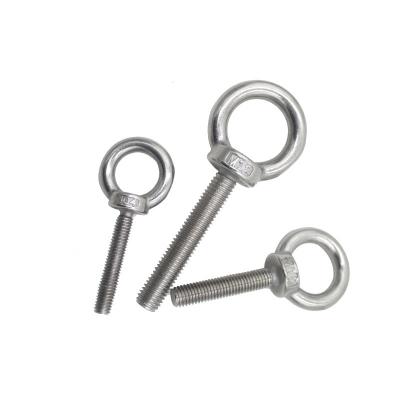 China Pan Factory Screw DIN580 M10 M12 Eye Bolt Stainless Steel High Quality Brass Eye Bolts for sale