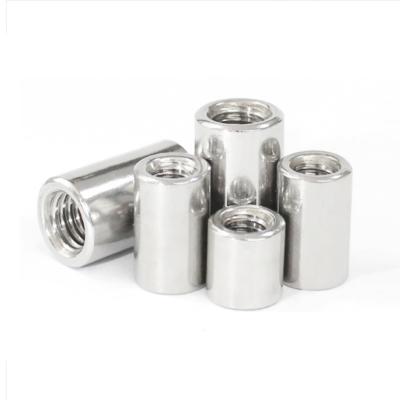 China Heavy Industry Stainless Steel Furniture 304 Extended Insert Nut Hardware Connector Cylindrical Nut for sale