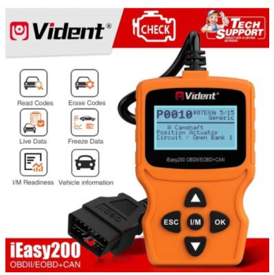 China VIDENT iEasy200 OBDII/EOBD+CAN Code Reader for Vehicle Checking Engine Light Car Diagnostic Scan Tool www.obdfamily.com for sale