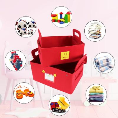 China Modern Storage Baskets Foldable Storage Bins With Handles for sale